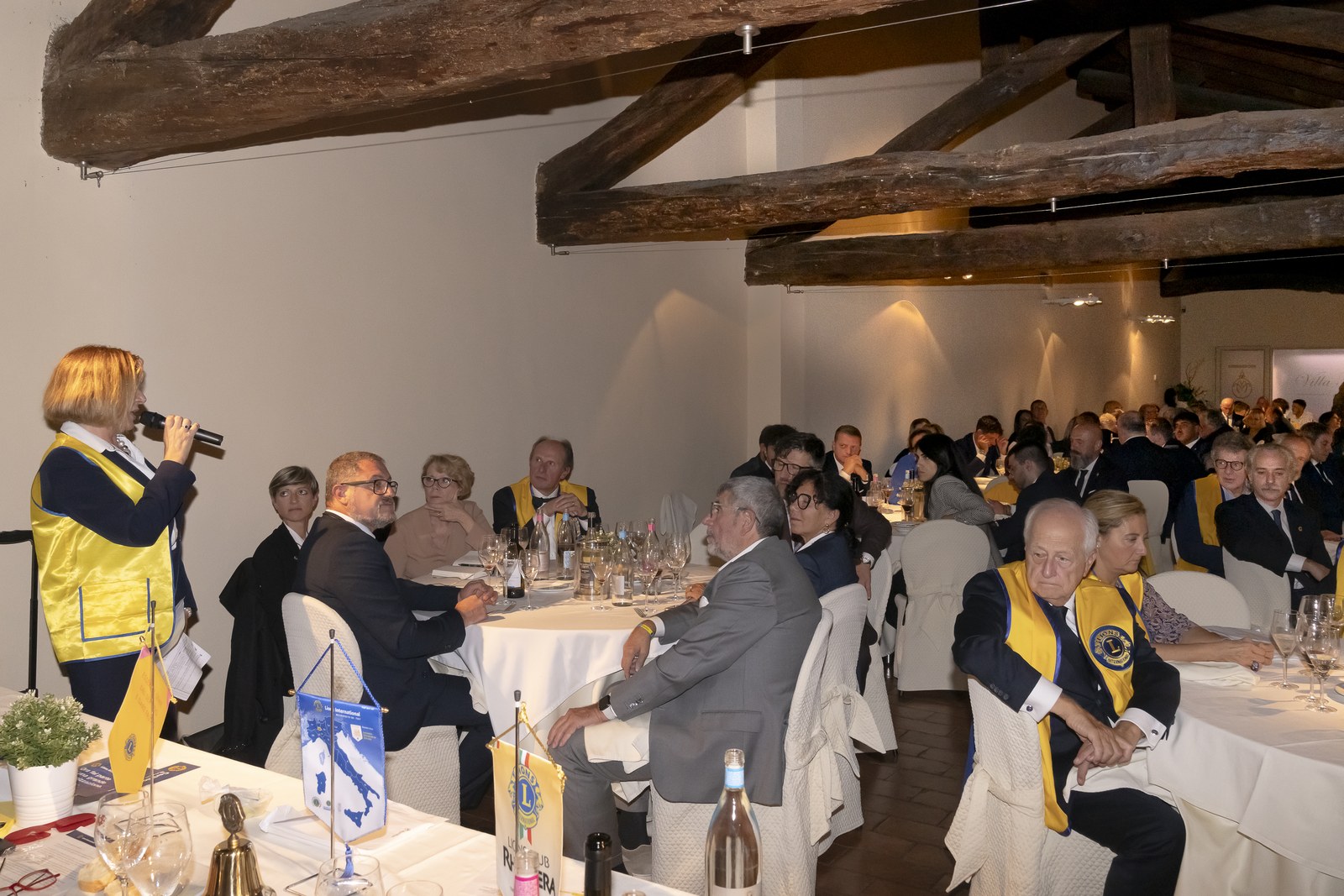 La sala durante la serata della Charter Night