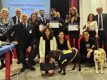 Cerimonia d’investitura dei nuovi soci