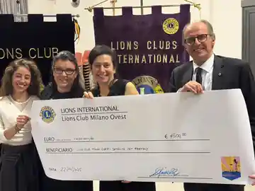 Il contributo del Lions Club Milano Ovest al nuovo Club Branch